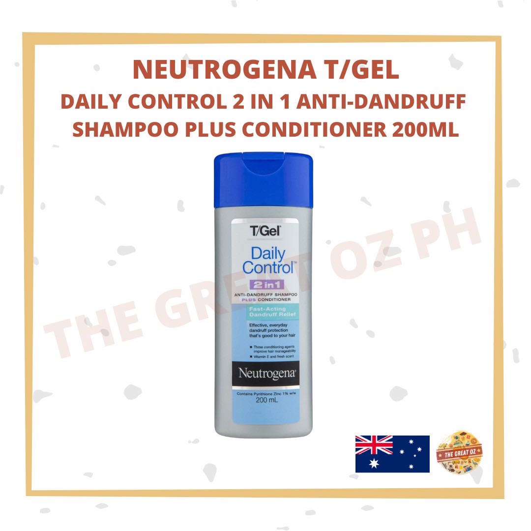 Neutrogena T Gel Daily Control 2 In 1 Shampoo Plus Conditioner 0ml Beauty Personal Care Hair On Carousell