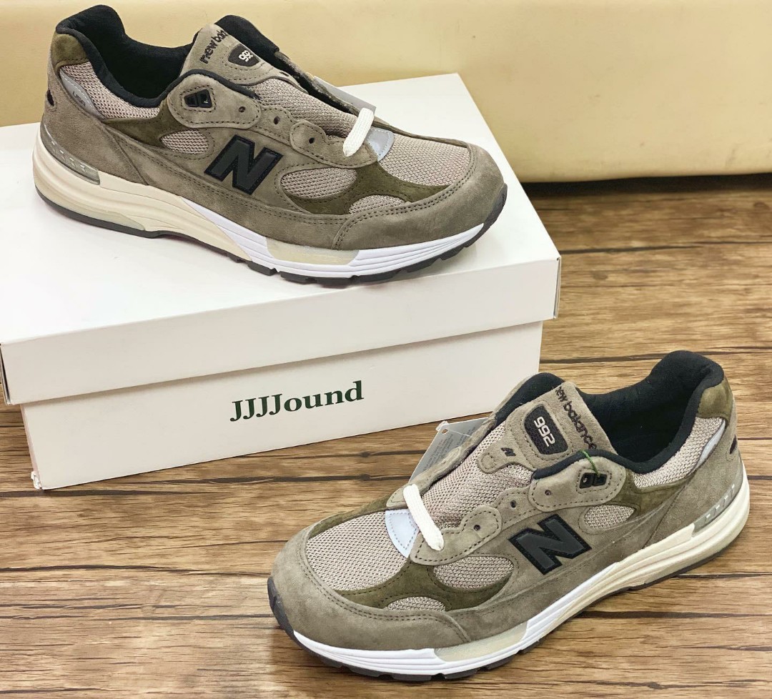 New balance 992 x JJJJound, 男裝, 鞋, 波鞋- Carousell