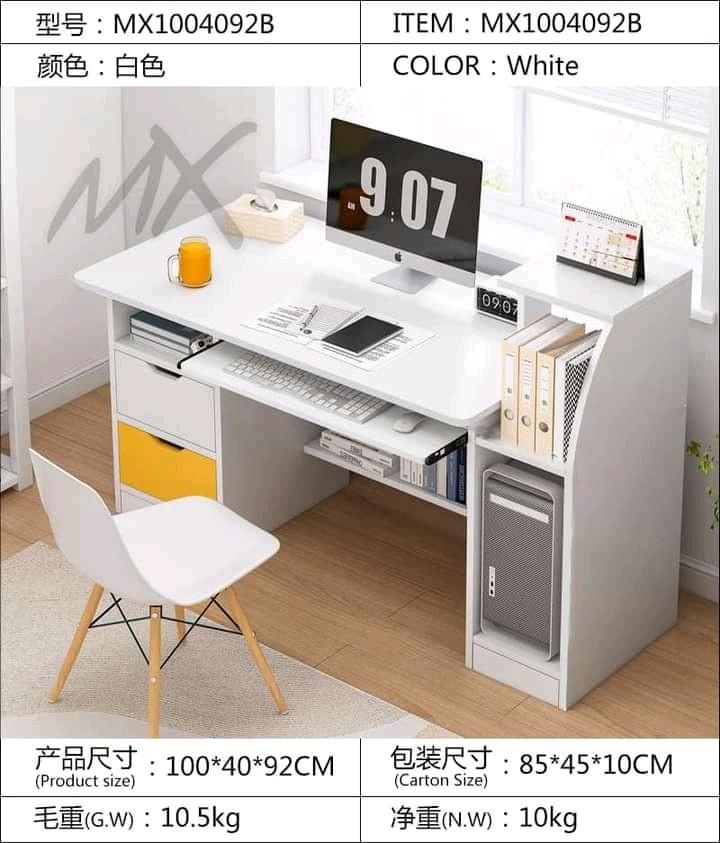 New Computer Desk with Shelves and Keyboard Organizer (Category: Tables & Sets) located in Manila. Submitted by affordshopz (Listing ID 1095366709, Image 3). Description: Size:100*40*72 Material: Wooden Color: Light, Dark Brown/ blue/ white 𝕄𝕠𝕣𝕖 𝕒𝕗𝕗𝕠𝕣𝕕𝕒𝕓𝕝𝕖 𝕒𝕟𝕕 𝕢𝕦𝕒𝕝𝕚𝕥𝕪 𝕚𝕥𝕖𝕞𝕤? 𝑽𝒊𝒔𝒊𝒕 𝒂𝒇𝒇𝒐𝒓𝒅𝒔𝒉𝒐𝒑𝒛 𝐍𝐎𝐖 𝑊𝒆 𝒐𝒇𝒇𝒆𝒓 𝑪𝑶𝑫 𝒂𝒏𝒅 1 𝒅𝒂𝒚 𝒅𝒆𝒍𝒊𝒗𝒆𝒓𝒚! 𝐶𝑜𝑛𝑡𝑎𝑐𝑡 𝑢𝑠: 09213129595 🇭 🇦 🇵 🇵 🇾