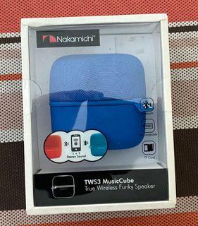 New Nakamichi Wireless Bluetooth Speaker Excellent Sound Blue Color Only