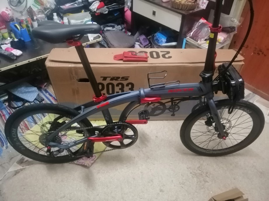 NEW STOCK WAS ARRIVAL TRS ROVER FOLDING BIKE 9 SPEED