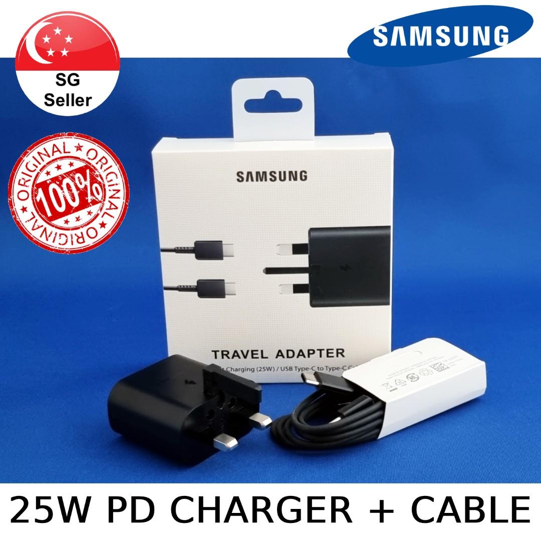 Fast Charger 25W PD Type C Plug For Samsung S24 S23 S22 S21Ultra
