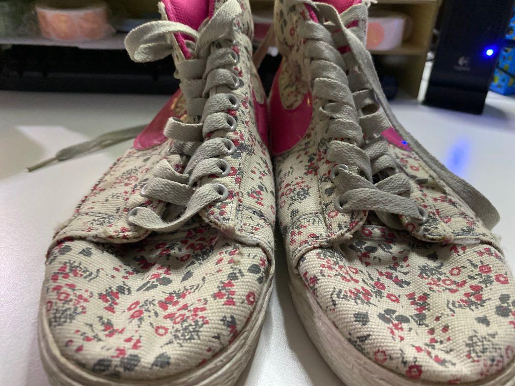 Nike Blazer Floral Pattern Women S Fashion Shoes On Carousell