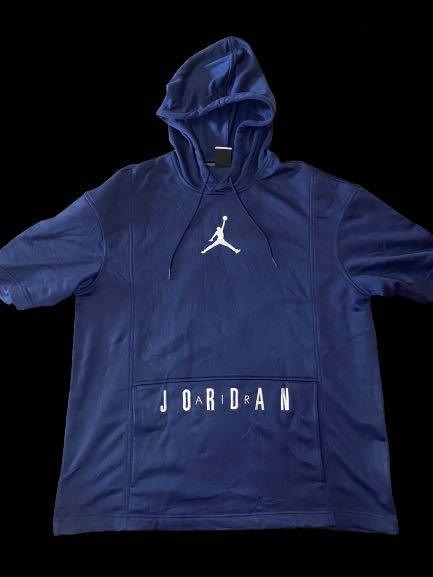 Jordan hoodie short sleeve on sale