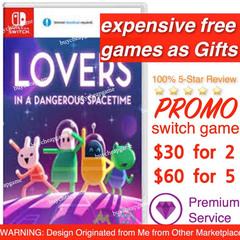 Nintendo Switch Game Buycheapgame Lovers In A Dangerous Spacetime Video Gaming Video Games Nintendo On Carousell