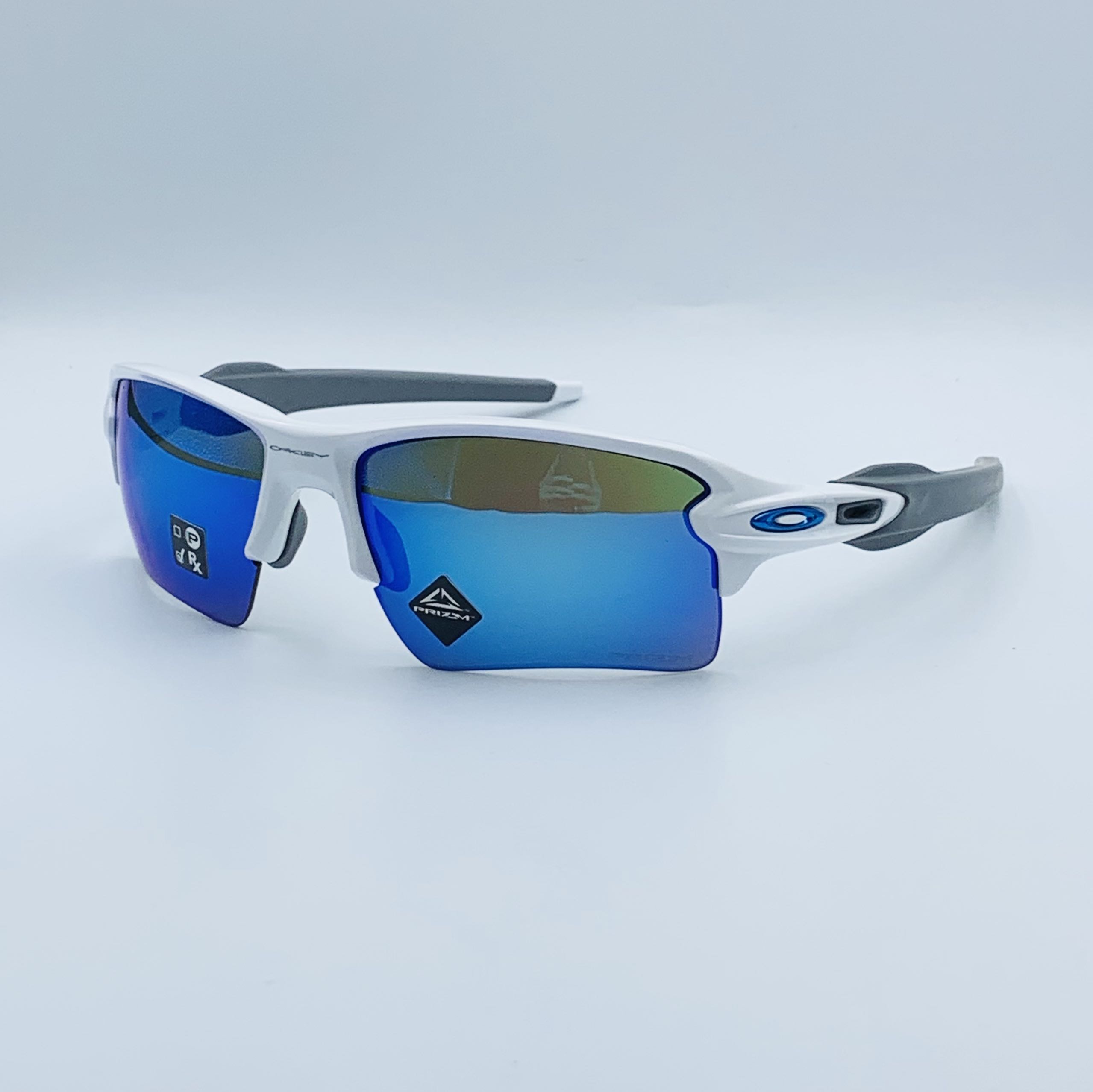 Oakley flak 2.0 hotsell blue and white
