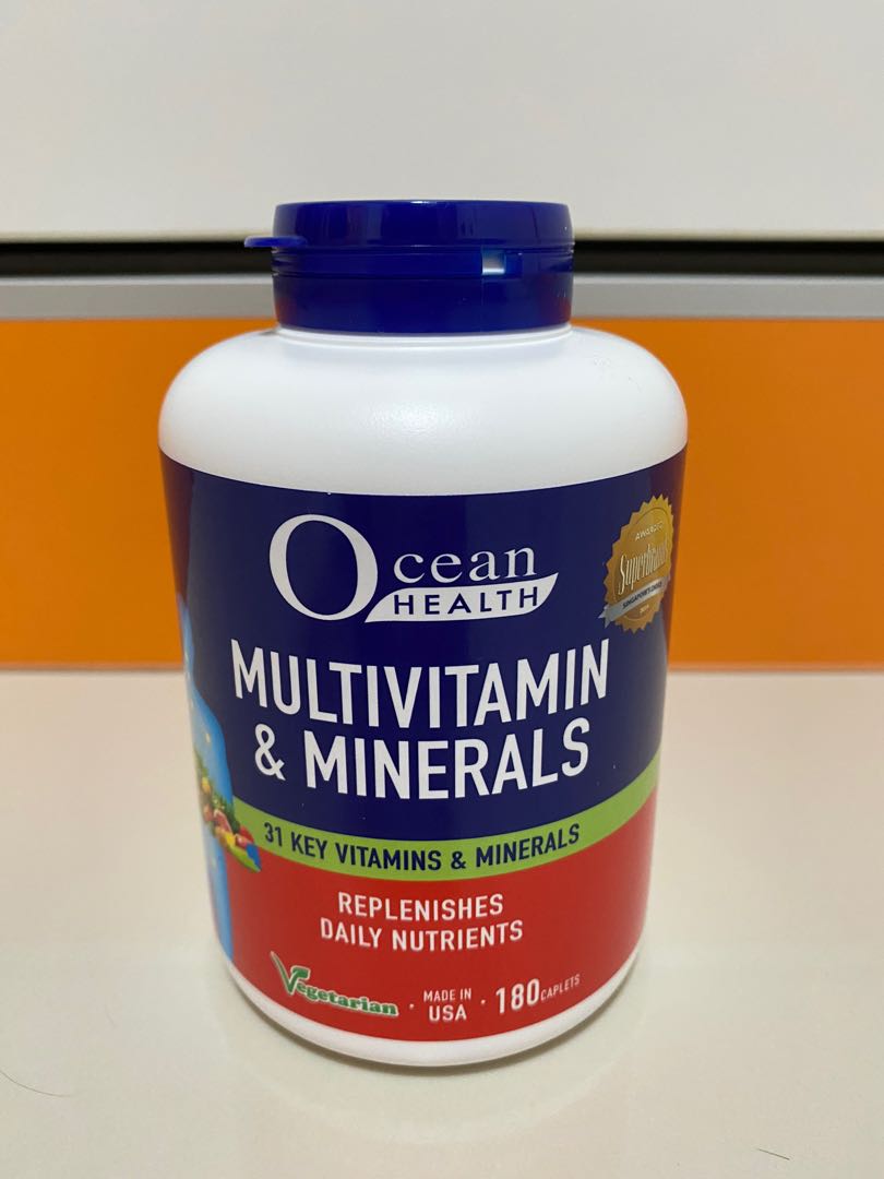 Ocean Health Multivitamin & Minerals (180 capsules), Health & Nutrition, Health Supplements
