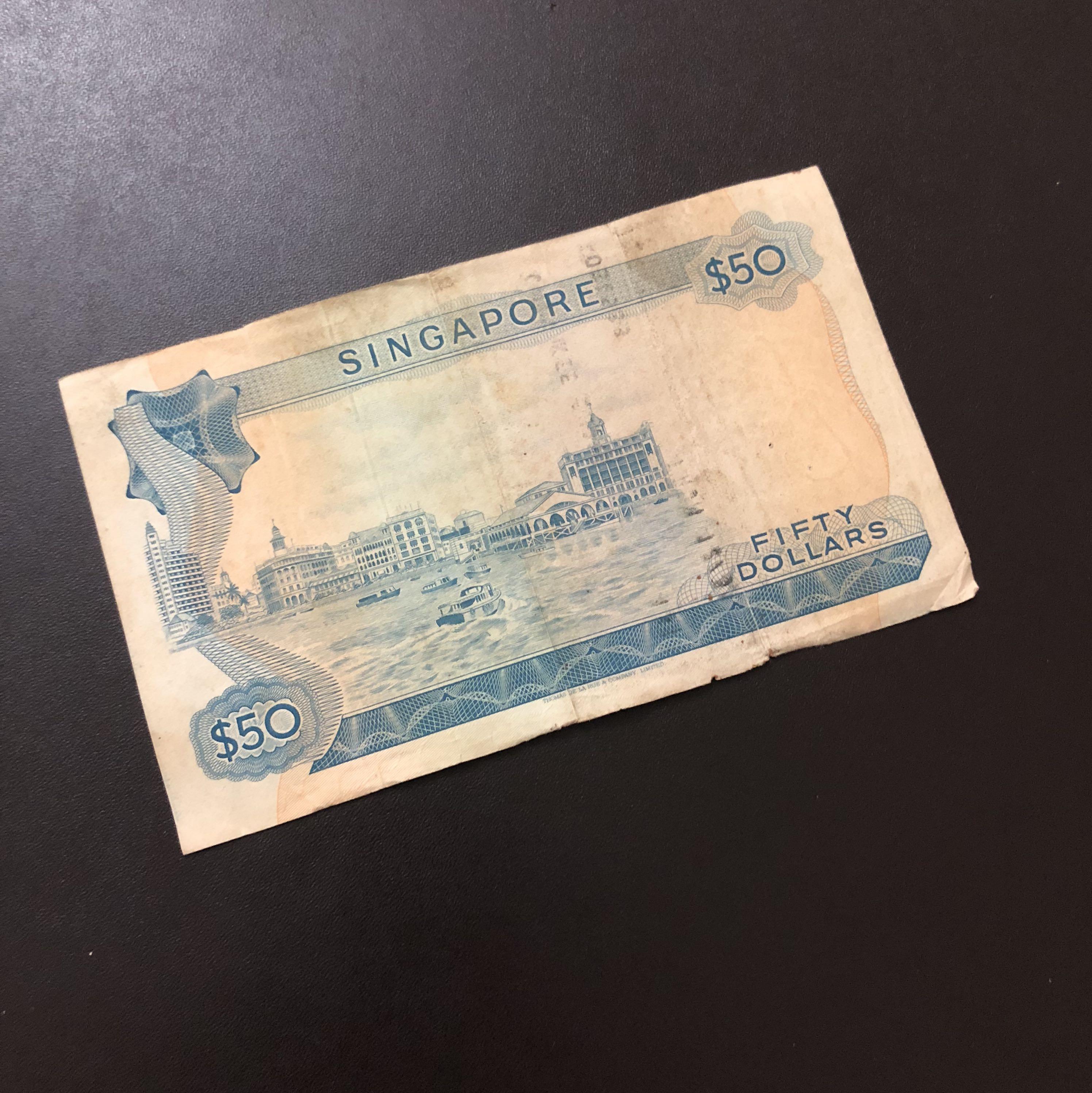 Old Notes (Category: Currency) located in Singapore. Submitted by healthybeautyshop (Listing ID 1095338302, Image 3). Description: Pict 1 - Singapore Orchid Series 2x$50 old notes 1 pc $50 old notes at $100 Pict 2 1 pc $50 old notes at $75 Pict 3 & 4 - Open for bidding Pick up at Punggol .