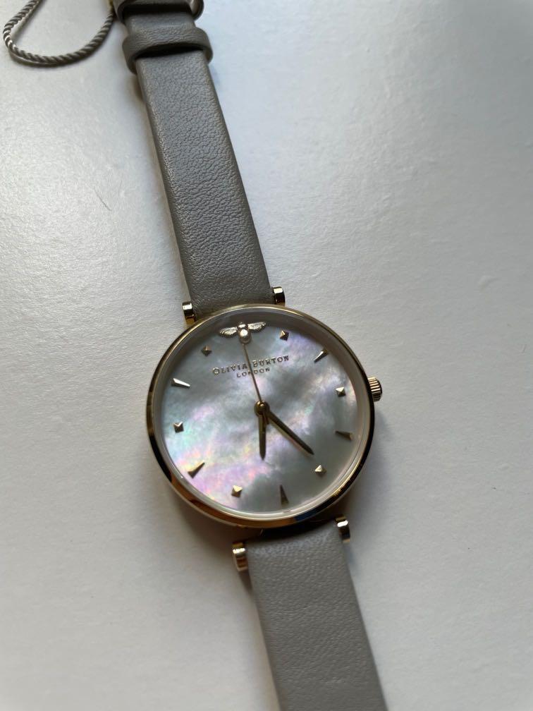 Olivia burton queen sales bee mother of pearl