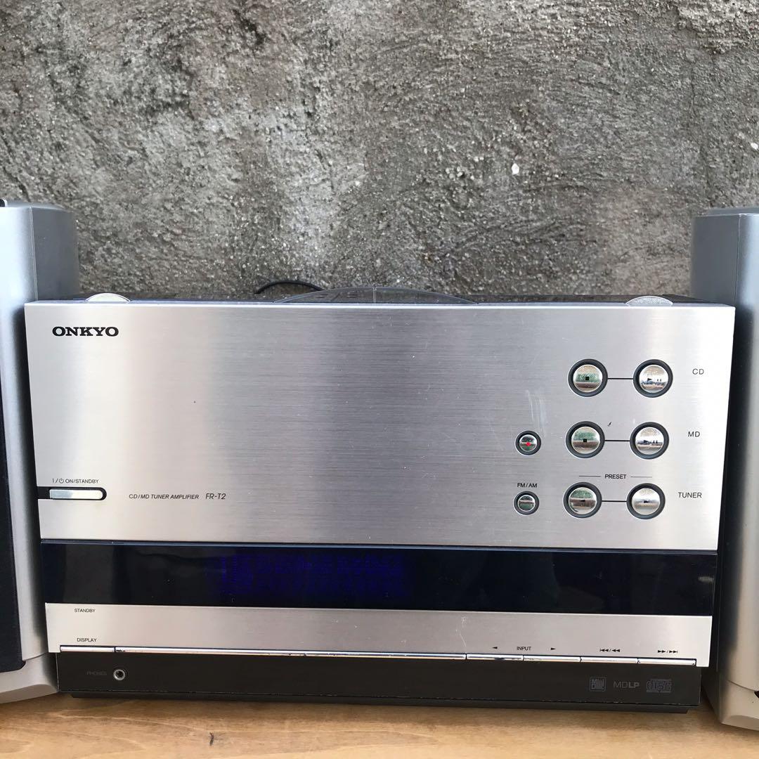ONKYO CD MD TUNER AMPLIFIER FR-T2 (Category: Other Audio Equipment) located in Paranaque City. Submitted by jayyator (Listing ID 1095307093, Image 2). Description: These are thrifted items. All items are sold as is, major or minimal flaws are shown in the posted photos. Please limit your expectations. Pickup or delivered via LALAMOVE/GRAB/SPEEDY or your desired courier from Parañaque City, Metro Manila 1715 Enjoy Shopping! #jollivintagephAVAIL #