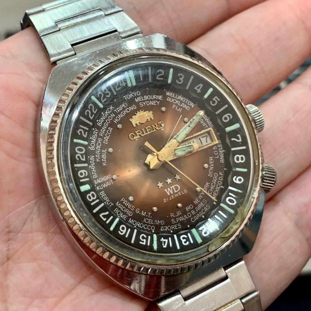 Orient Vintage World Diver WD 21 Jewels Automatic Men Watch