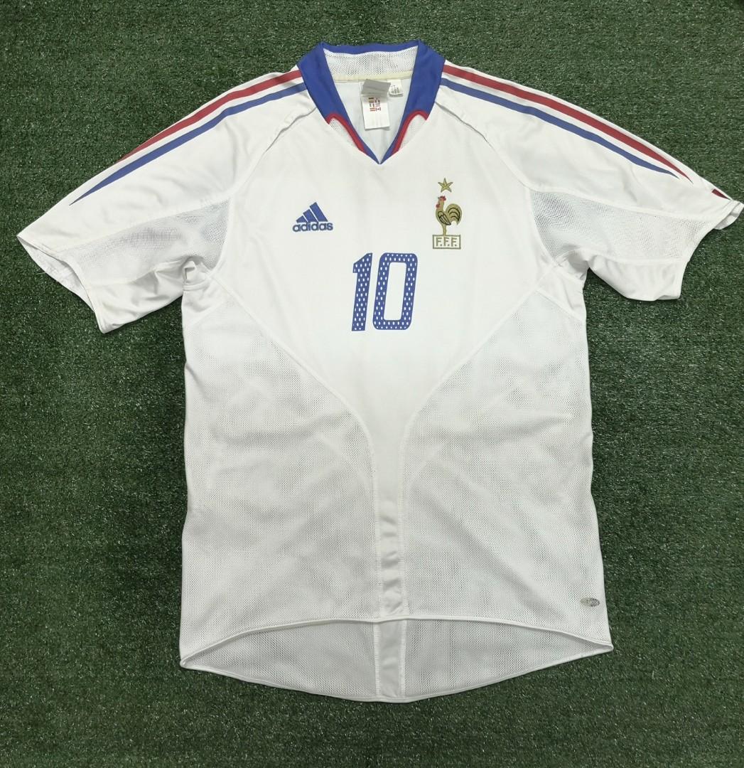 Original, Size M, France jersey jersi Euro 2004 away Zidane 10