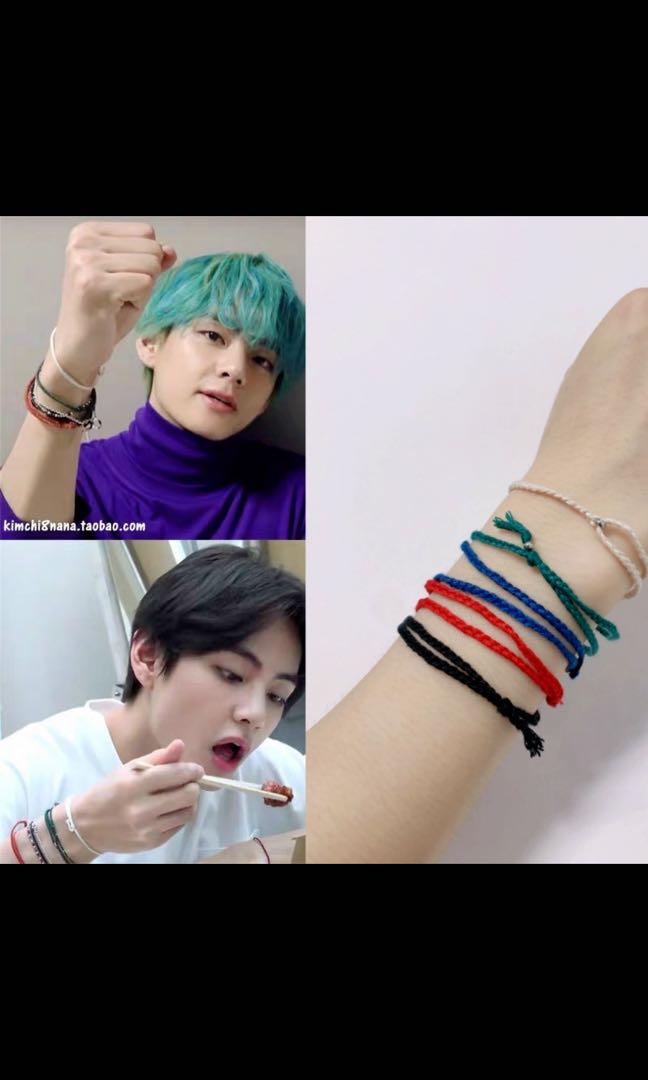Bts v store hand bracelet
