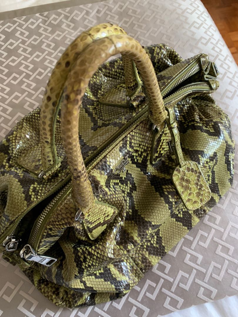 snake skin bag