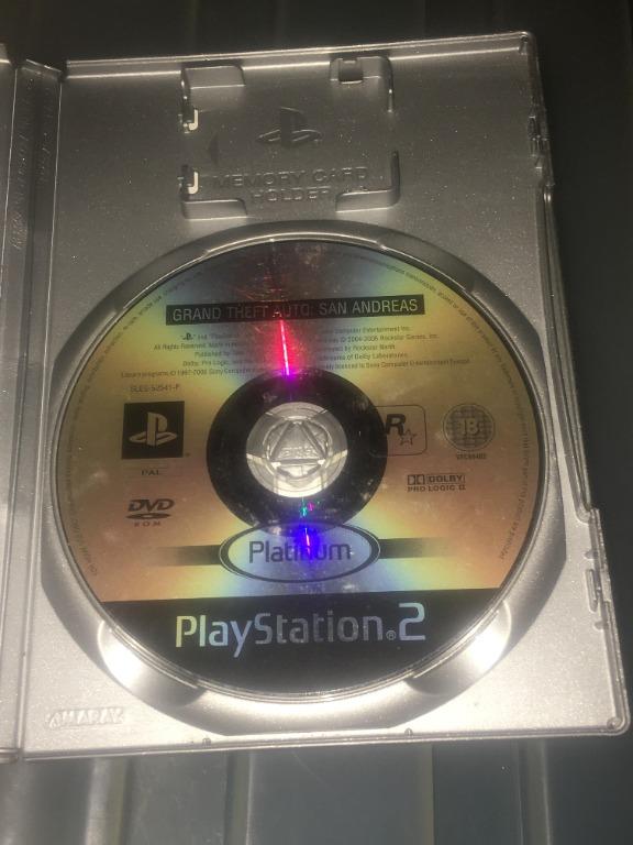 GTA Grand Theft Auto San Andreas Playstation 2 PS2 Platinum