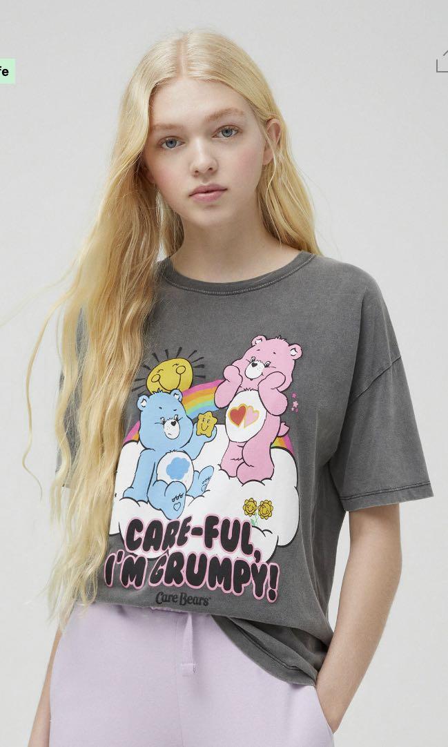 pull and bear care bears t shirt