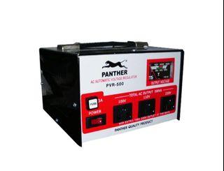 Panther PVR 500: 500W Relay Type AVR w/ Step Down Transformer