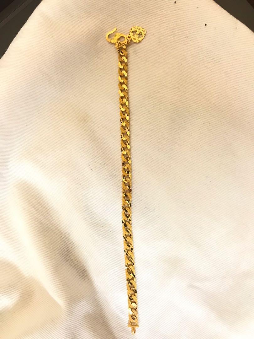 Iluvposlaju Rantai Tangan Emas 916 Murah Gajah Pasir Padu Women S Fashion Jewellery On Carousell