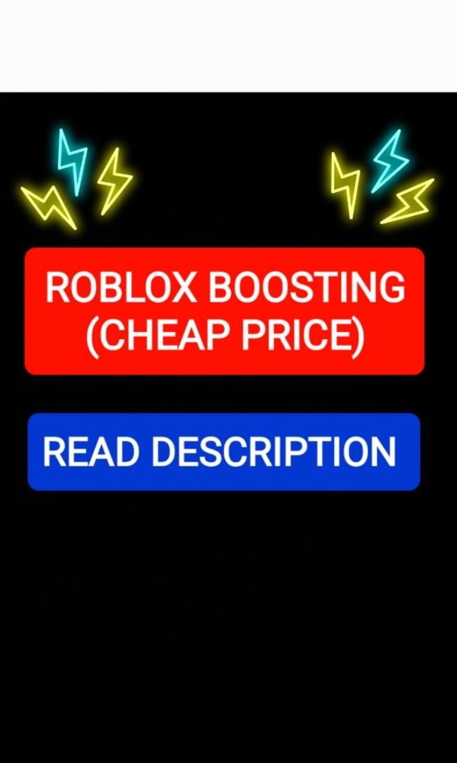 Roblox Boosting Read Desc Video Gaming Video Games Others On Carousell - roblox read tos video