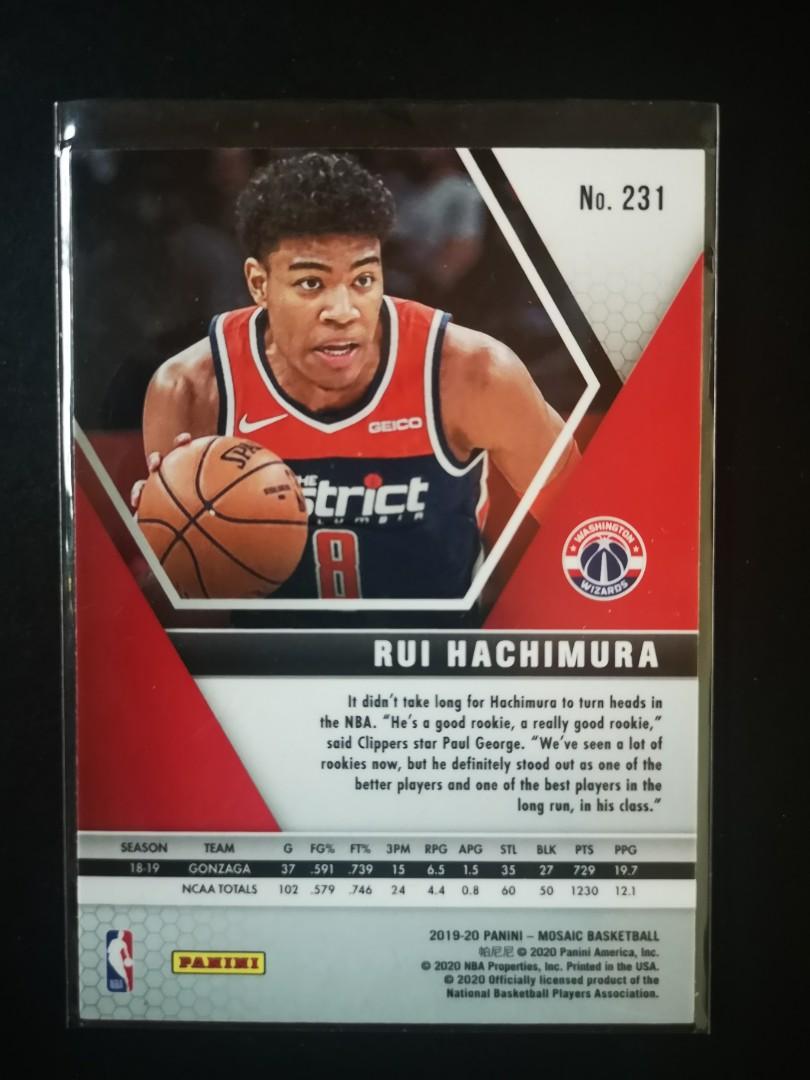 Rui hachimura mosaic rookie card (Category: Raw Singles) located in Tarlac. Submitted by sqhobbyshop (Listing ID 1095228905, Image 2). Description: rui hachimura mosaic rookie card very good condition PM for more info shopee checkout.