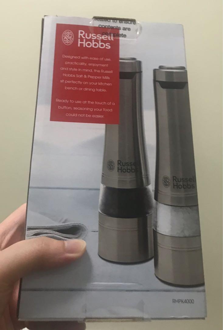 Russell Hobbs Salt & Pepper Mills / Grinder, Furniture & Home Living