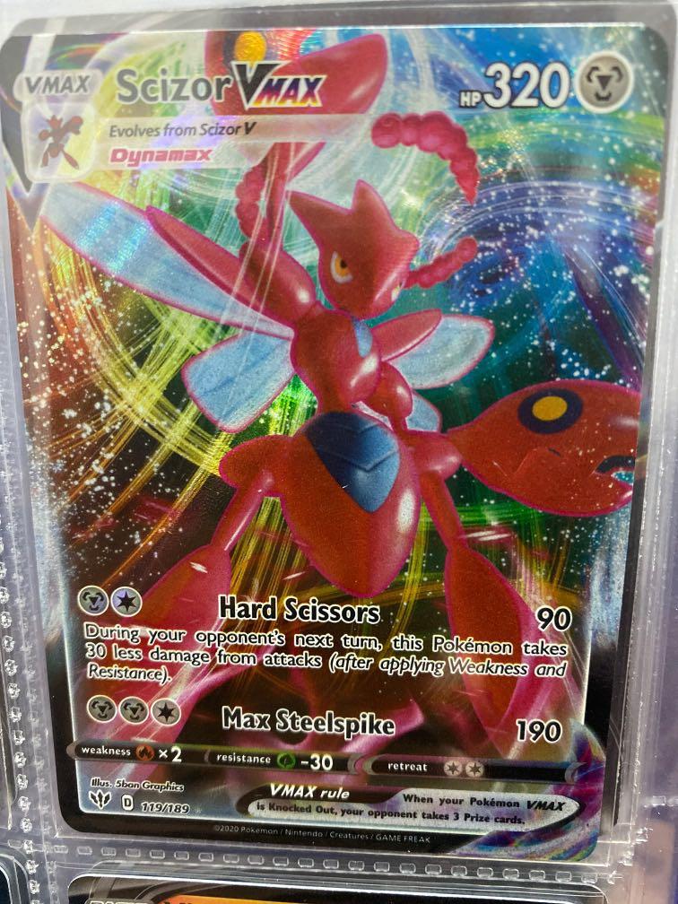 Scizor Vmax 119 1 Ultra Rare Hobbies Toys Toys Games On Carousell Scizor Vmax 119 1 Ultra Rare Hobbies Toys Toys Games On Carousell