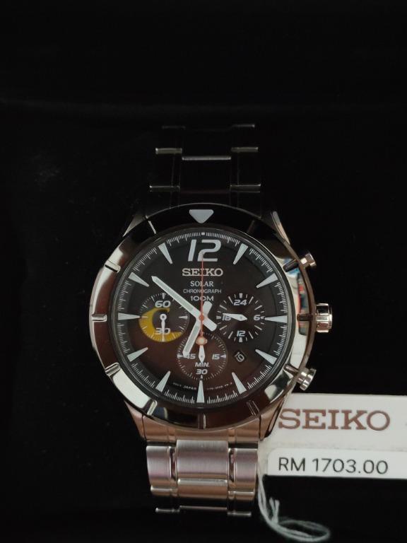 Harga seiko cheap solar chronograph