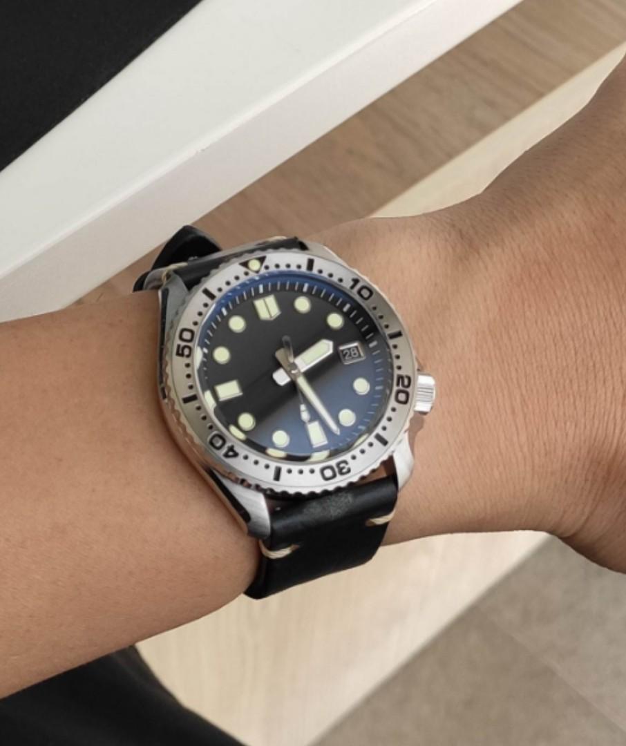 SKX steel Lnib San Martin SN046 G sterile dial brushed steel bracelet