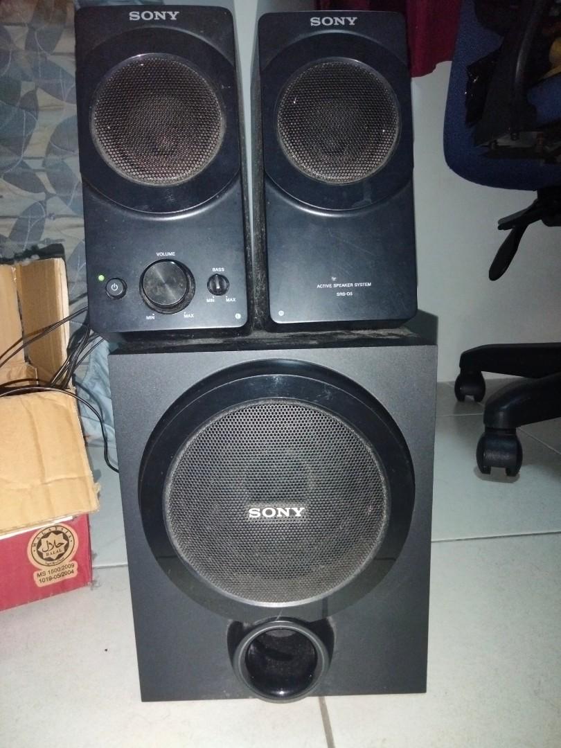 Sony 2.1 speaker SRS-D5, Audio, Soundbars, Speakers & Amplifiers