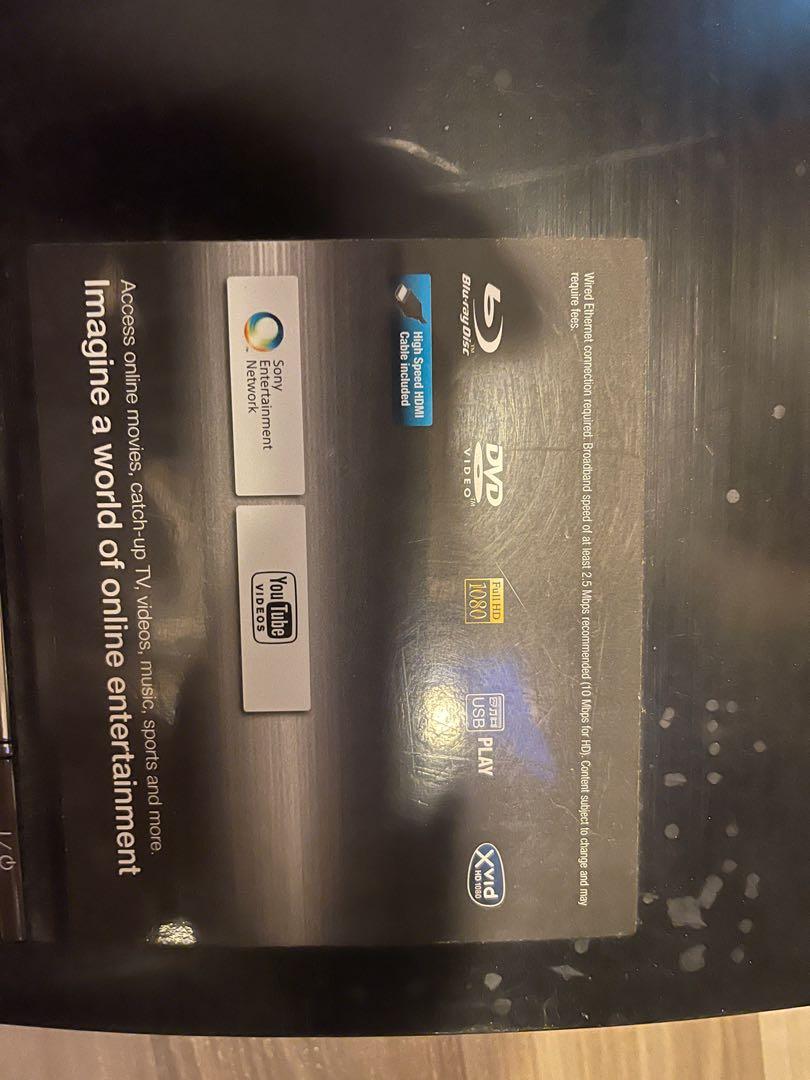 Sony Blu Ray Media player with Port, TV & Home Appliances, TV