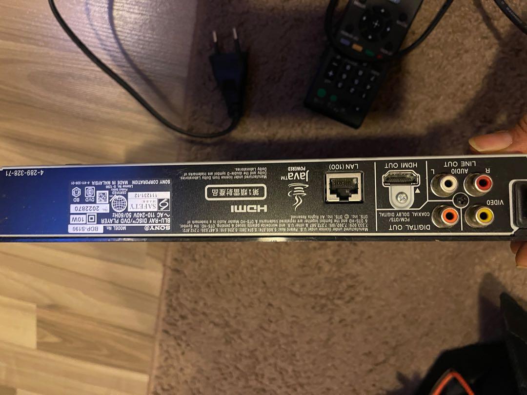 Sony Blu Ray Media player with Port, TV & Home Appliances, TV