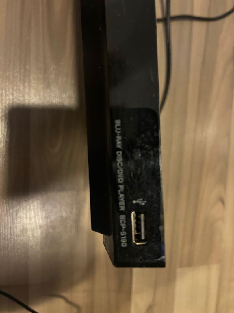 Sony Blu Ray Media player with Port, TV & Home Appliances, TV