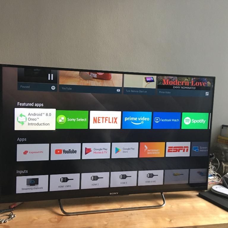 Sony SMART TV. 43 inch screen KDL43W800C excellent condition and