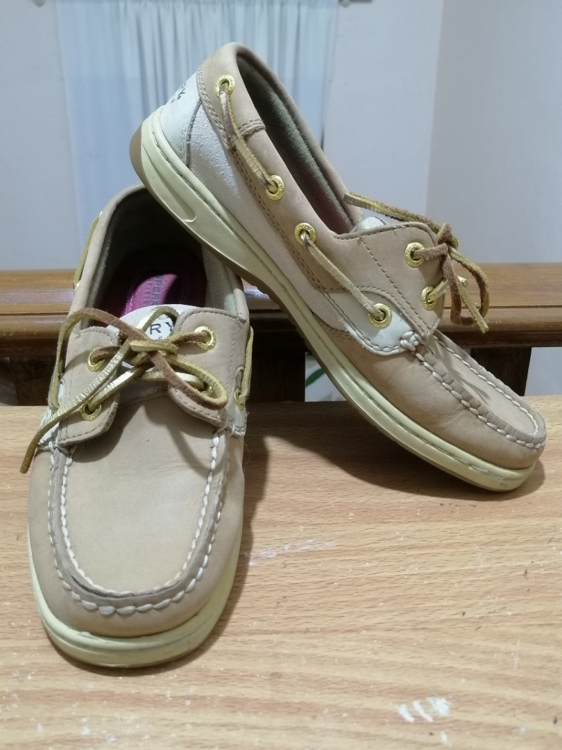 Women Top-Sider Leather Deck Shoes 
