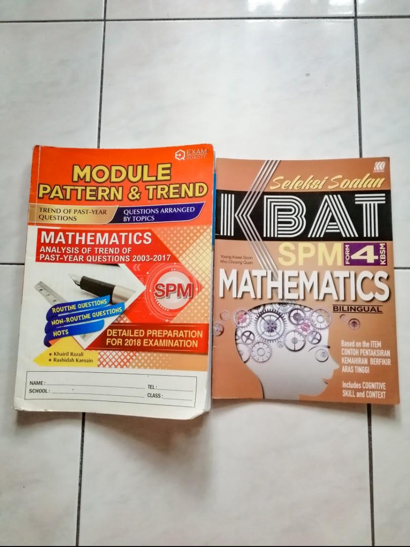Spm Form 4 Modern Mathematics Past Year Book Module Pattern Trend Kbat Collections Modul Matematik Moden Tren Soalan Kertas Spm Sebenar Koleksi Soalan Kbat Hobbies Toys Books Magazines