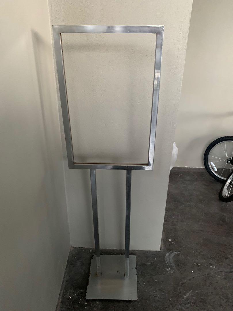 Stainless Steel Sign Board, Furniture & Home Living, Bathroom & Kitchen