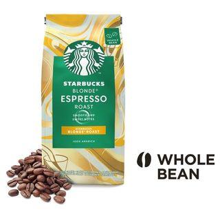 Starbucks Blonde Espresso Roast 100% Arabica Coffee  Whole Beans 200g