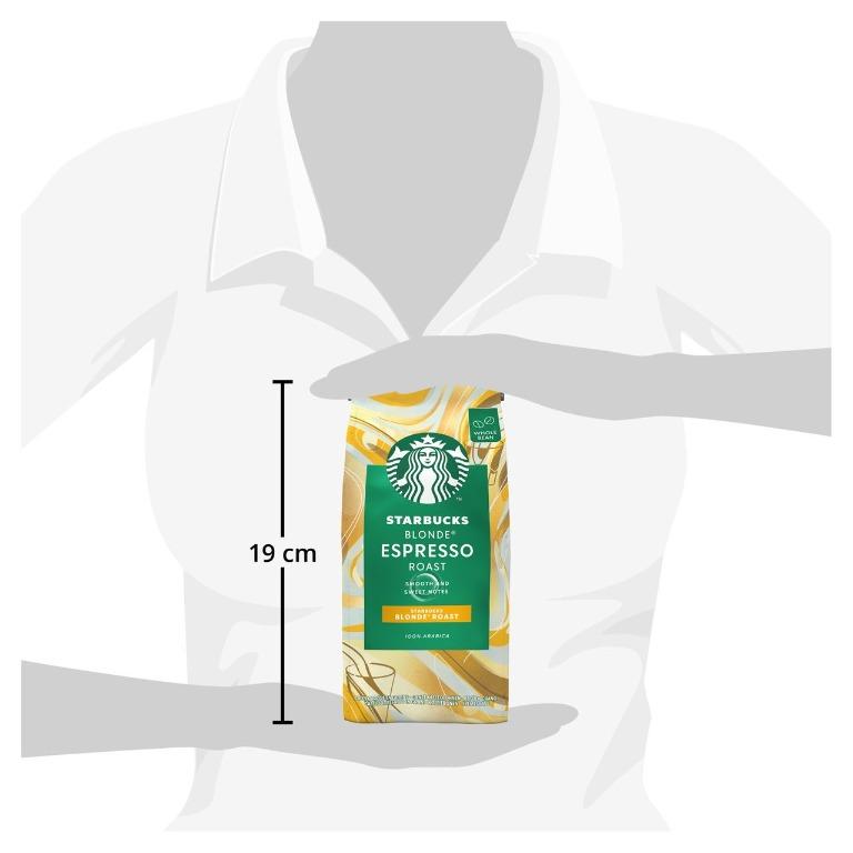 Starbucks Blonde Espresso Roast 100 Arabica Coffee Whole Beans 200g
