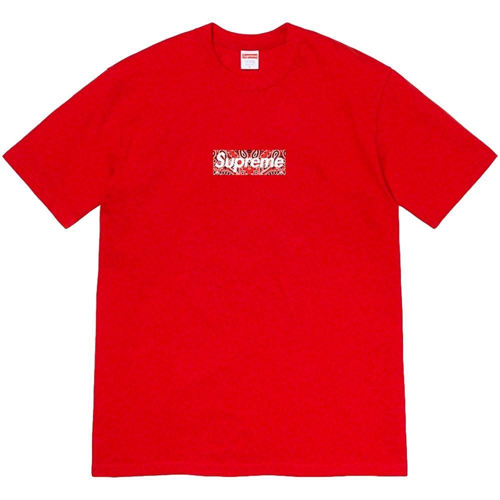 Supreme Bandana Box Logo Tee, 女裝, 上衣, T-shirt - Carousell