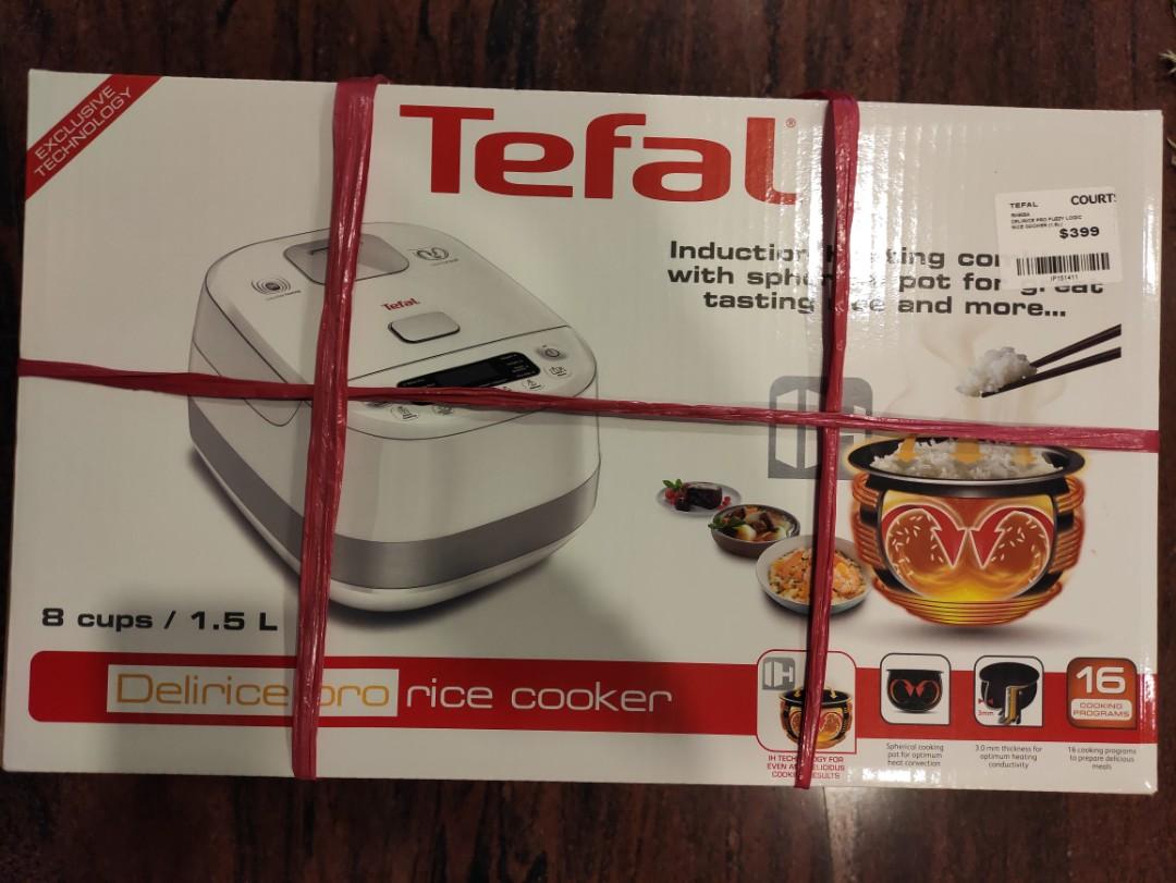 Tefal Induction Rice Cooker 1.5L (New) Courts Receipt 13 June 21, TV & Home Appliances, Kitchen