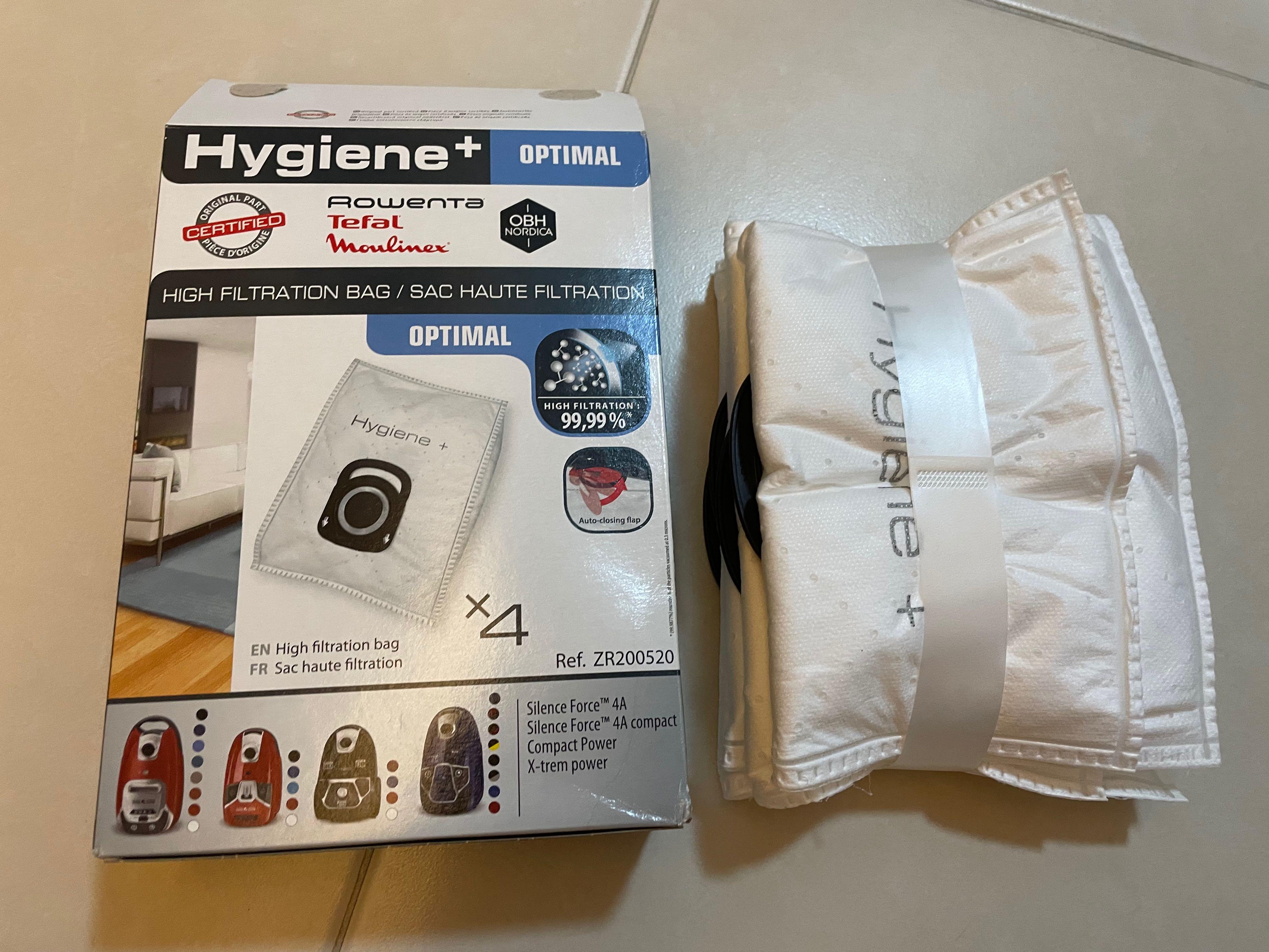 Sac aspirateur Rowenta Hygiene + - sac haute filtration Hygiene +