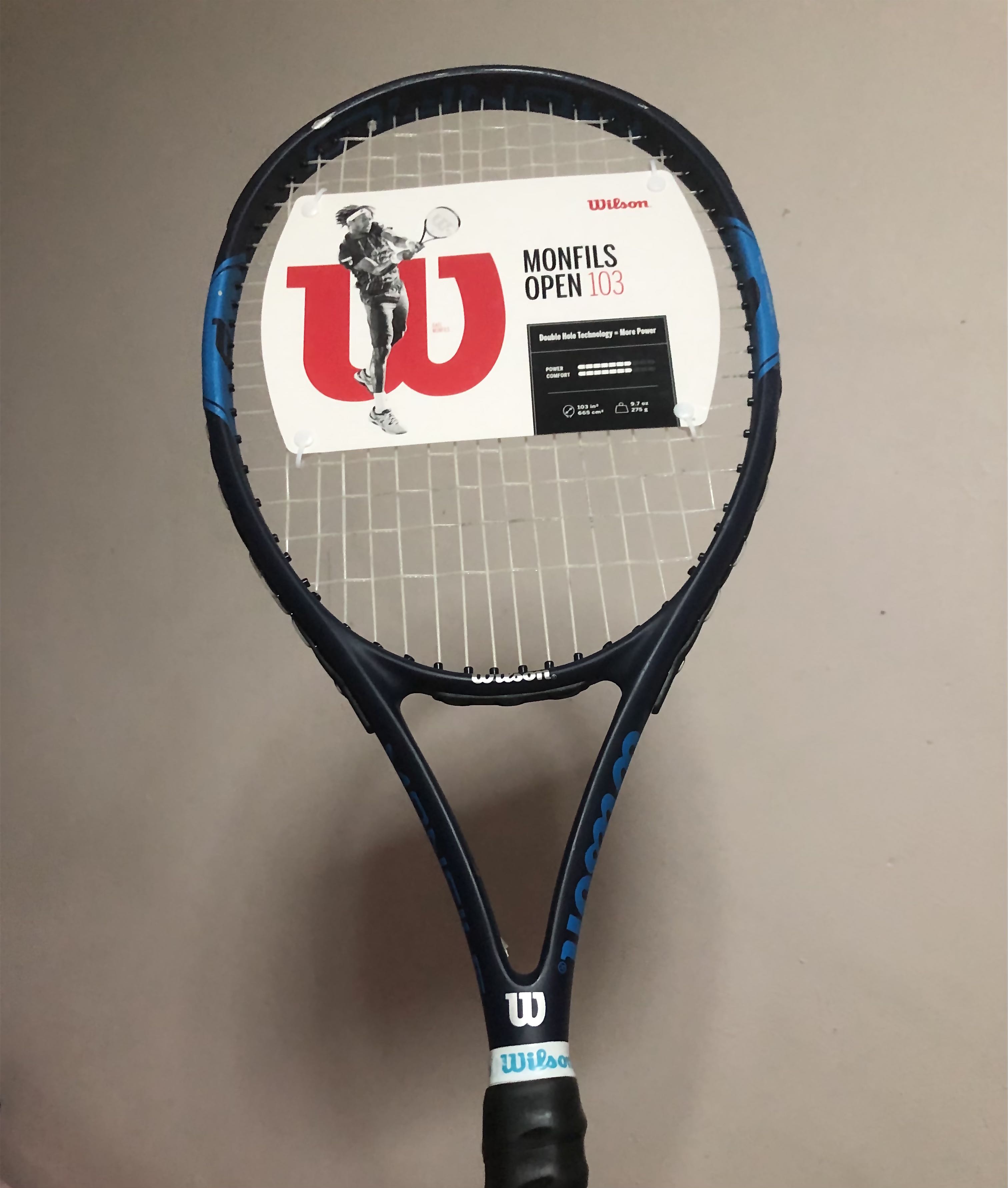 Tennis Racket- Wilson Monfils Open 103, Sports Equipment, Sports ...
