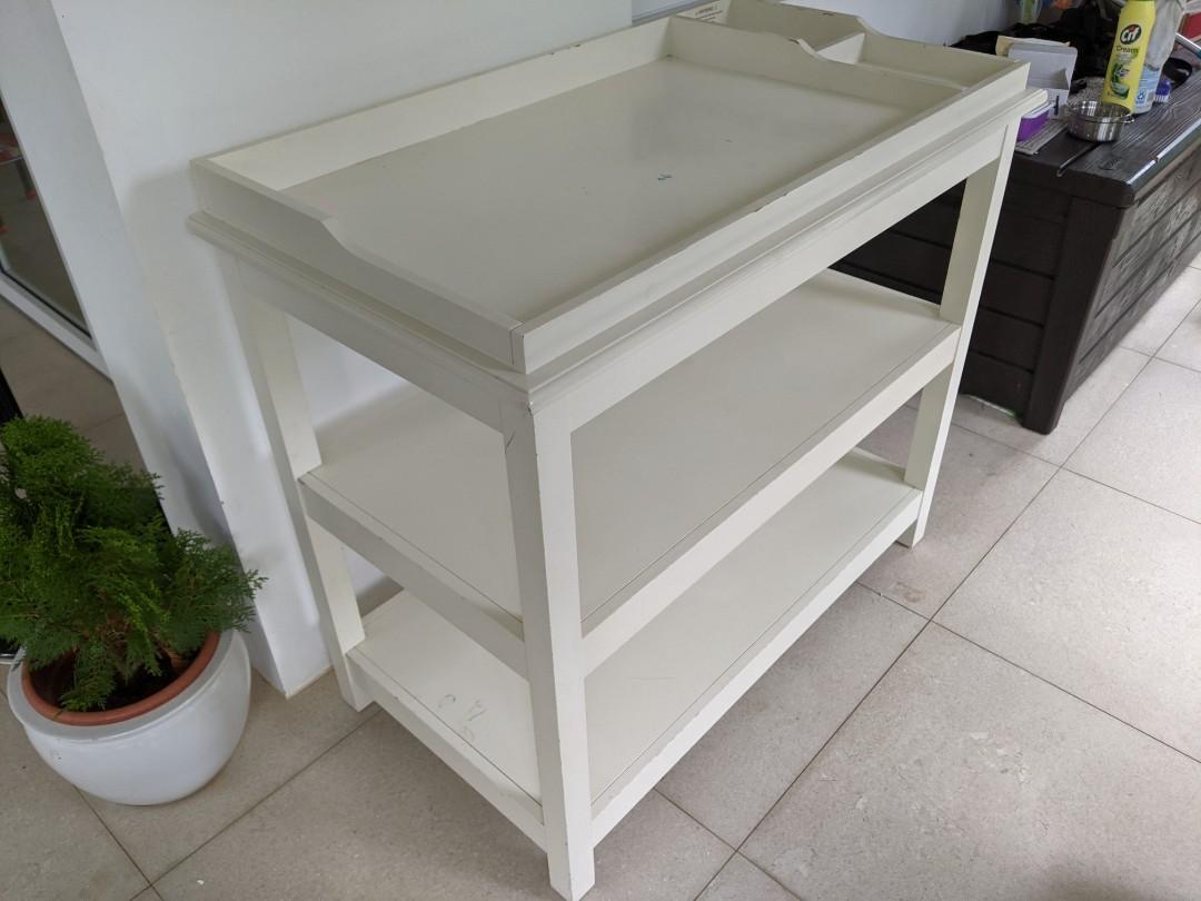 White company deals changing table