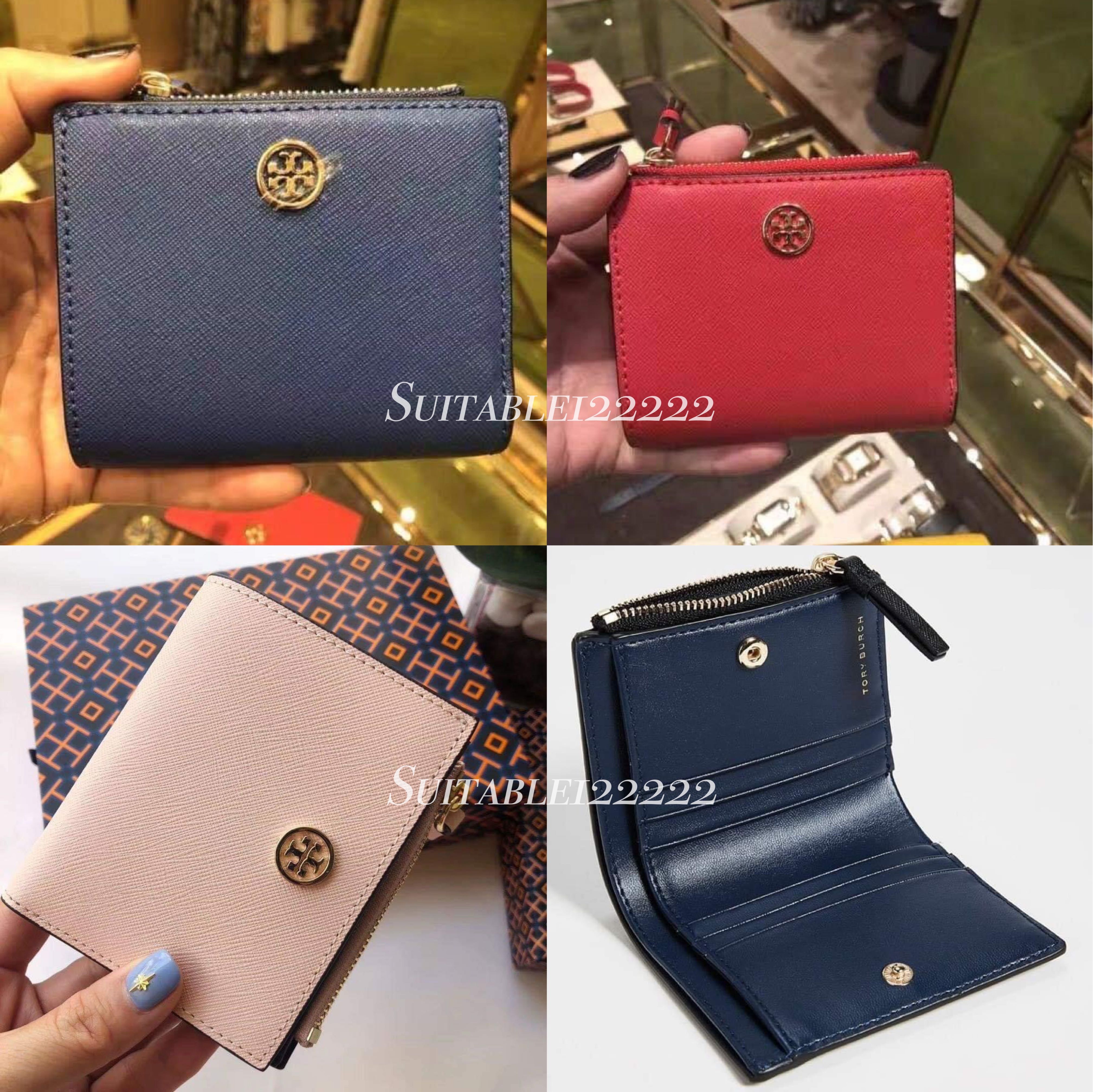 Tory burch robinson mini wallet 2025