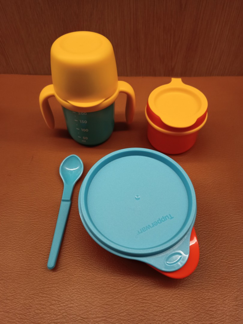 Tupperware Kids Snack box, Sippy Cup, lunch box set., Babies & Kids
