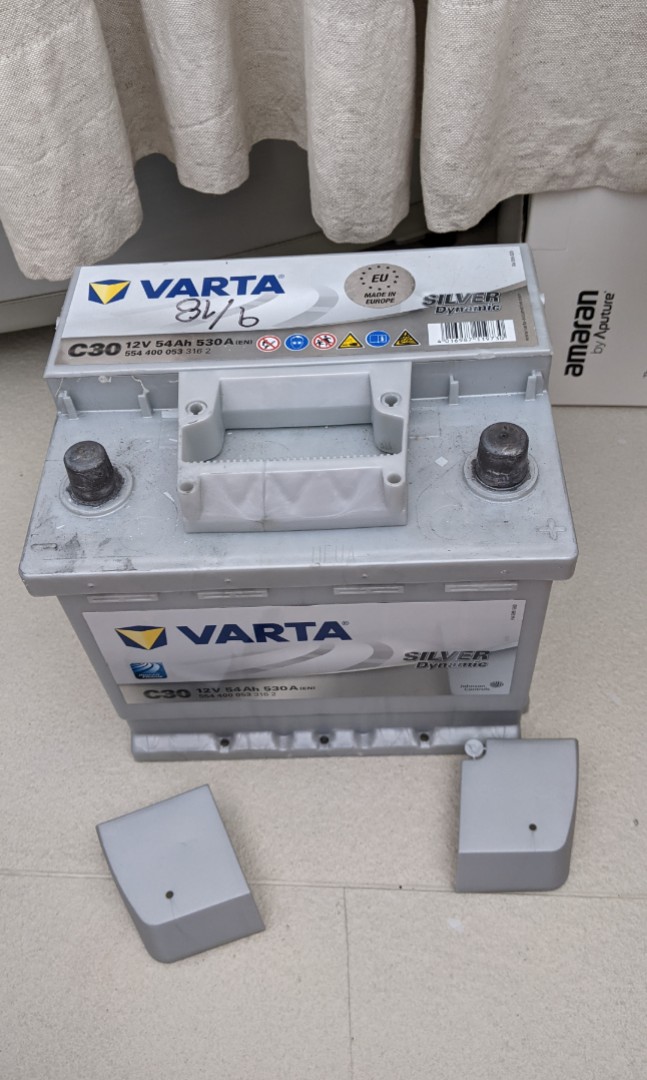Varta C30汽車電池, 汽車配件, 電子配件- Carousell