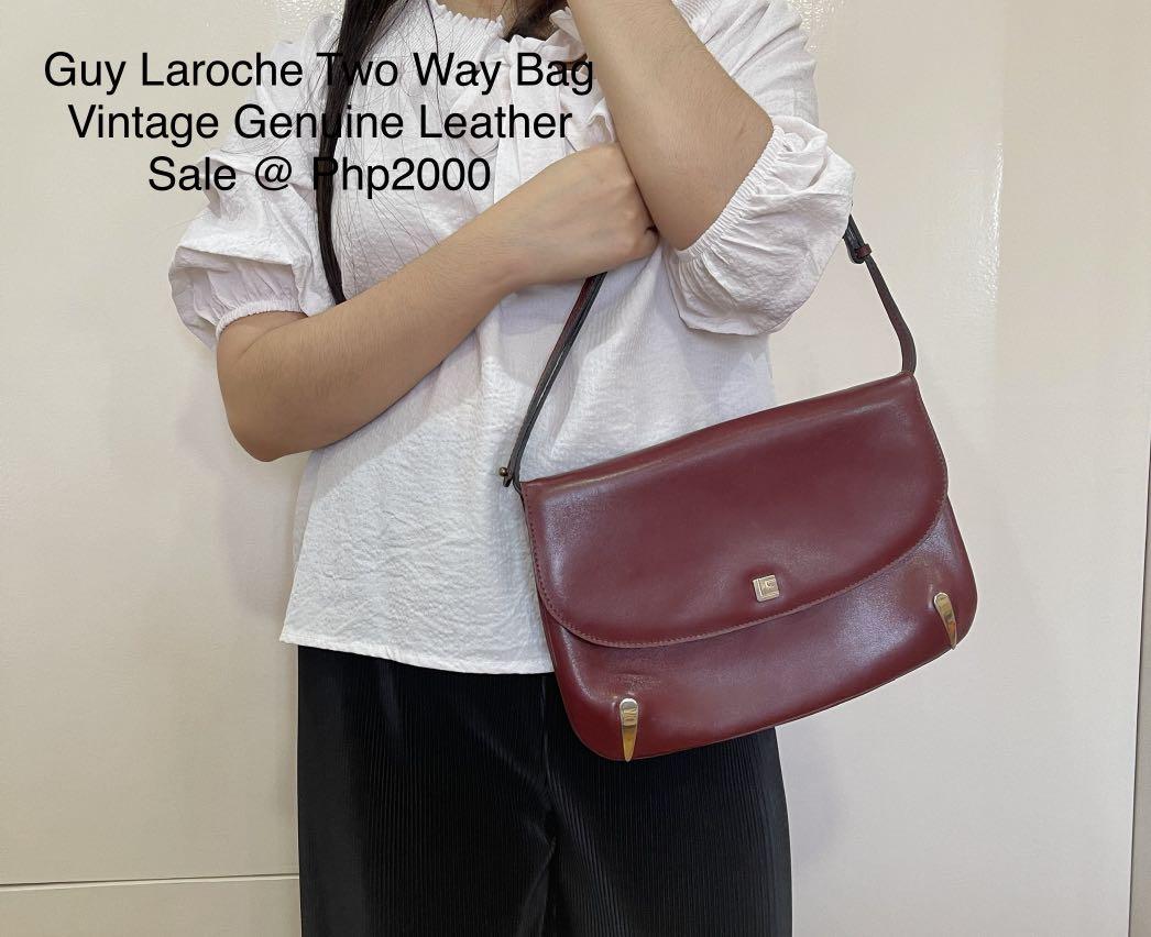 Guy Laroche Vintage Brown Patent leather ref.225050 - Joli Closet