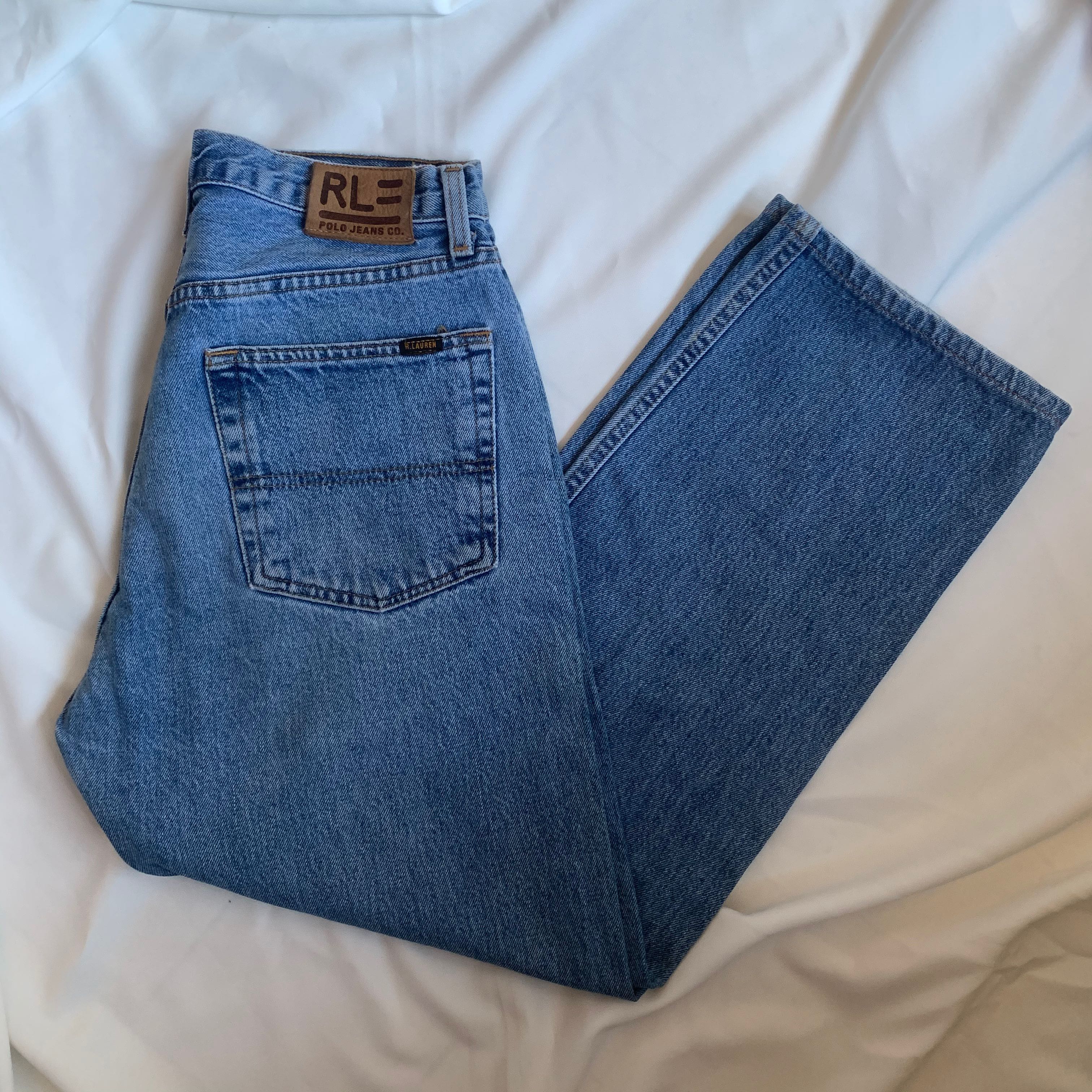 vintage polo ralph lauren mom jeans Women s Fashion Bottoms Jeans on Carousell