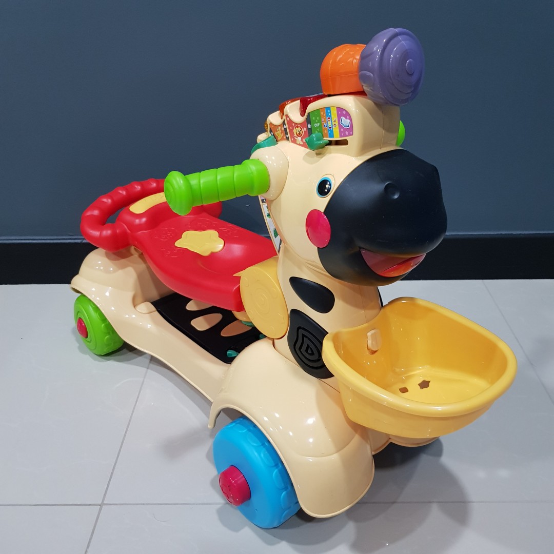 Vtech 3-in-1 Learning Zebra Scooter & Baby Walker, Babies & Kids ...