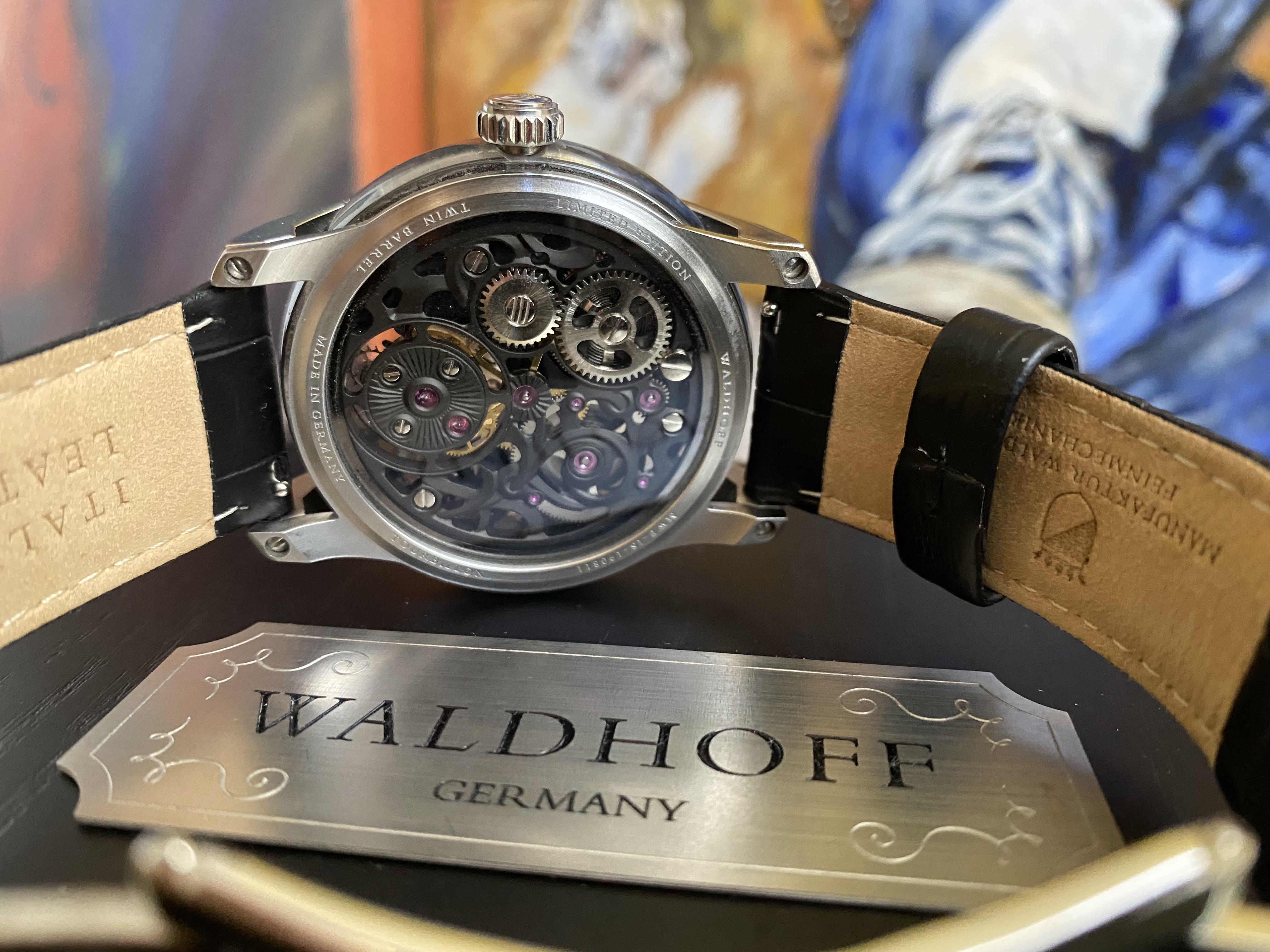 Waldhoff Imperial Black Diamond Tourbillon Watch, Luxury, Watches on